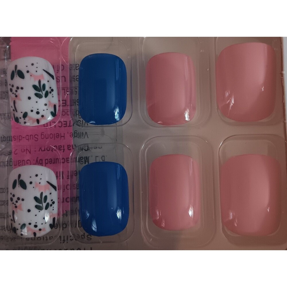 Nail set 24 Piece New Nails Artificial Professional textured art